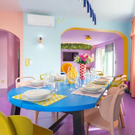 Pop & Fun A Avec Toboggan, Cinema Et Climatisation 아파트 프로뱅